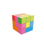 Joc educativ tip puzzle 3D magnetic, CUBIMAG