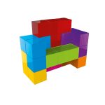 Joc educativ tip puzzle 3D magnetic, CUBIMAG