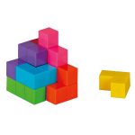 Joc educativ tip puzzle 3D magnetic, CUBIMAG