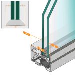 Stergator magnetic pentru geamuri fata-verso 18-30 mm