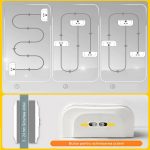 Stergator magnetic pentru geamuri fata-verso 3-24 mm