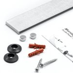 Suport magnetic pentru chei, otel inoxidabil, 32 cm