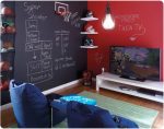 Vopsea tabla de scris rosie, BlackboardPaint 500 ml