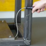 Recuperator magnetic flexibil, cu maner negru